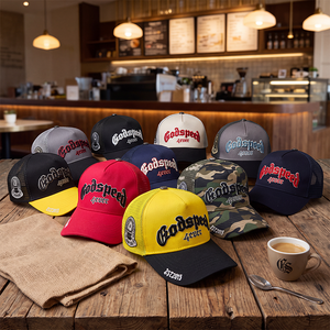 Cappellino da Baseball Ricamato Personalizzato Godspeed 4ever, Stile Vintage a 6 Pannelli, Snapback Unisex per Uomo e Donna, Gorra De Béisbol OEM - Product Image 3