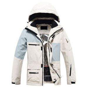 Veste de ski imperméable et coupe-vent – Veste de snowboard d'extérieur avec capuche, manteau thermique d'hiver - Product Image 3