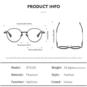 Monturas <span class=keywords><strong>de</strong></span> Gafas para Hombre DTX150 al por Mayor, Monturas Ópticas para Gafas, Monturas <span class=keywords><strong>de</strong></span> Gafas para Mujer - Product Image 5