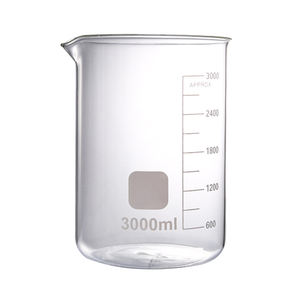 लैब 2000 मिली 3000 मिली 5000 मिलीलीटर 10000 मिली बोरोसिलिकेट स्पष्ट ग्लास बीकर विज्ञान बीकर कस्टम बीकर - Product Image 2