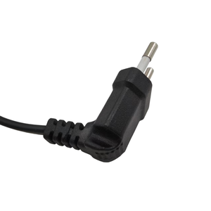 <span class=keywords><strong>Cable</strong></span> <span class=keywords><strong>de</strong></span> Alimentación con Enchufe Europeo en Ángulo a IEC C7, 2.5A 250V H03VVH2-F 2x0.75mm², Enchufe Europeo en Ángulo a <span class=keywords><strong>Cable</strong></span> Tipo 8 para Laptop, Altavoz - Product Image 3