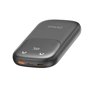 Banque d'alimentation à charge rapide PD 22,5 W 10000 mAh avec câbles USB-C intégrés, <span class=keywords><strong>chargeur</strong></span> <span class=keywords><strong>portable</strong></span> mini avec écran LED - Product Image 5