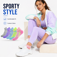 Chaussettes de sport athlétiques personnalisées avec logo, vente en gros, chaussettes de performance respirantes coupe basse, prix direct usine, faible MOQ, OEM ODM