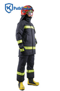 Setelan Tahan Api Aramid/Nomex untuk Penyelamatan Darurat Kategori 1 Perlindungan Bahaya Model Terpisah & Seluruh Tubuh - Product Image 3