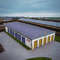 Almacén de Metal prefabricado de diseño Lignshan, Kit de construcción de estructura de acero de bajo costo, cobertizo para uso en taller a la venta