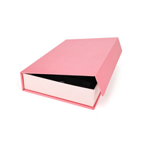 Emballage de luxe personnalisé, boîte rose pour maquillage, coffret cadeau en papier magnétique pour les soins de la peau, 10 pièces
