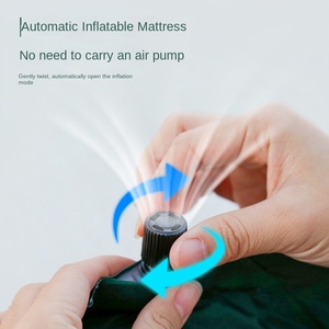 Outdoor Picnic Camping Moisture-Proof Spliceable 3-4 People Automatic Inflatable Sleeping Mat Polyester 3.5cm Thick - Product Image 4