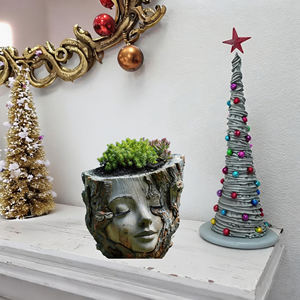 Maceta Creativa de Resina para <span class=keywords><strong>Plantas</strong></span> <span class=keywords><strong>Suculentas</strong></span>, Decoración del Hogar, Jardín - Product Image 3