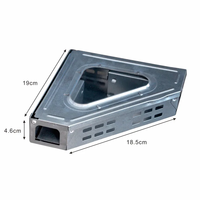 Trampa para Ratones Multi-Captura de Esquina, Trampa Profesional de Metal para Roedores Vivos, para Control de Ratones con Diseño Seguro, Proveedor OEM