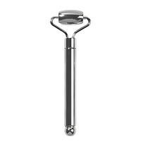 Bâton de beauté à tête unique en métal en acier inoxydable rouleau masseur outil pour les yeux Instrument de grattage méridien tirant bâton lifting du visage