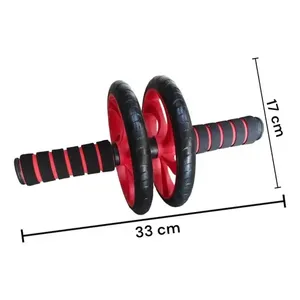 Doppia ruota addominale Infinité If-aw2 addominali resistenti addominali e acciaio per l'esercizio a casa e l'uso in palestra mira alla parte muscolare - Product Image 5
