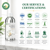 Huile Essentielle de Magnolia Blanc (Michelia Alba) de Luxe pour la Thérapie de Massage Professionnelle et la Régénération Corporelle