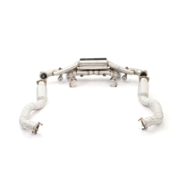 Système d'échappement complet à valve pneumatique MPER pour Porsche 718 GT4 RS en acier inoxydable, amélioration des performances sonores agressives