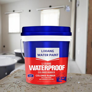 طلاء عالي الجودة من البولي يوريثان ذو قاعدة مائية من المطاط المقاوم للماء لأسقف المباني سهل الاستخدام مع فرشاة - Product Image 5