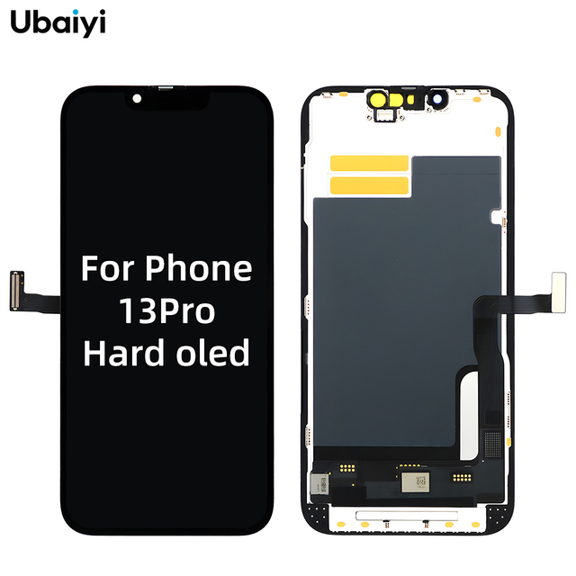 Hard OLED LCD Display Screen Assembly for iPhone 13 Pro Replacement Touch Panel Black