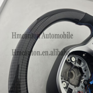 Volant de direction en cuir perforé et fibre de carbone pour BMW Série G M3 G20 G30 G80 M4 G82 M5 CS - Modèles explosifs - Product Image 4
