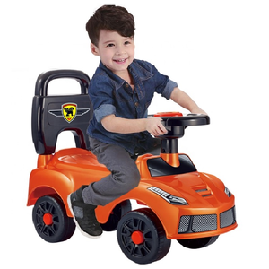 Jinming Hot velling Cartoon Baby auto alla guida di auto con schienale in plastica Baby Ride on Toys Car - Product Image 3