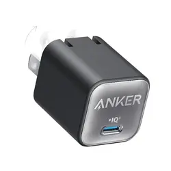 Adaptador de cargador <span class=keywords><strong>Anker</strong></span> USB C GaN <span class=keywords><strong>30W</strong></span> 511 <span class=keywords><strong>Anker</strong></span> <span class=keywords><strong>Nano</strong></span> 3 PIQ 3,0 Cargador rápido plegable PPS para iPhone - Product Image 5