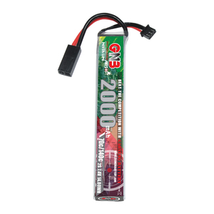 GNB GAONENG 2000MAH 2S 7.4V 70C 140C RC Baterai LiPo AirSoft Mini Konektor Tamiya - Product Image 1