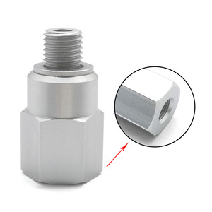 อะแดปเตอร์เซ็นเซอร์อลูมิเนียม 6061-T6 คุณภาพพรีเมียม สีเงินเคลือบอะโนไดซ์ ขนาด M12x1.5 เป็น 1/8 NPT สำหรับติดตั้งเกจวัดหลังการขายสำหรับการเปลี่ยนเครื่องยนต์ LS ใหม่ - Product Image 2