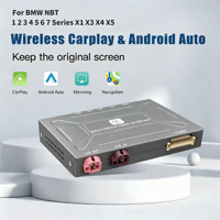 Decodificador Inalámbrico Apple CarPlay Android Auto para BMW con Sistema NBT CIC EVO F10 F20 F30 F15 F25 E60 E90 X1 X3 X4 X5 X6 MINI COOPER