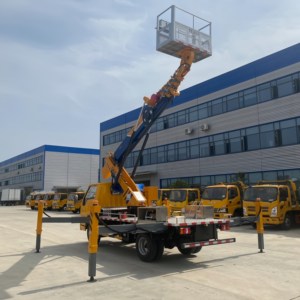Piattaforma <span class=keywords><strong>Aerea</strong></span> Telescopica JMC25m, Veicolo Mobile per Lavori Aerei, Sollevatore Aereo per Manutenzione Illuminazione Stradale, Euro 3 - Product Image 3