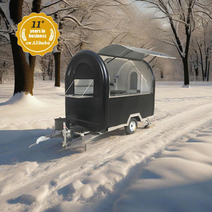 Nouvelle remorque alimentaire personnalisée à tête ronde en fibre de verre avec système de paiement multiple et transactions sans espèces - Product Image 3