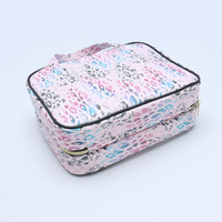 Sacs de rangement pour maquillage suspendus, pochettes cosmétiques en PU, porte-pinceaux, trousse de toilette multifonctionnelle pour les voyages