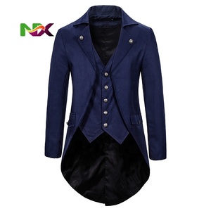 Chaqueta de Esmoquin <span class=keywords><strong>Victoriana</strong></span> Medieval Gótica Steampunk 2025 para <span class=keywords><strong>Hombre</strong></span>, Disfraz de Cosplay para <span class=keywords><strong>Hombre</strong></span>, <span class=keywords><strong>Ropa</strong></span> para Fiesta de Halloween - Product Image 4