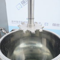 Mélangeur sous vide 50L 100L 200L 500L, émulsifiant, homogénéisateur, mélangeur à cisaillement élevé, cuve de mélange pour produits chimiques et savon liquide, homogénéisateur-disperseur