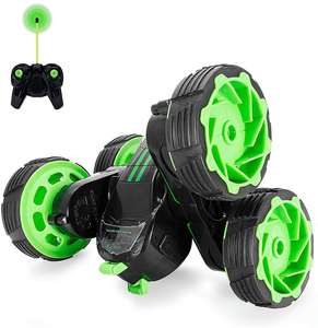 Coche todoterreno teledirigido 4WD, camión monstruo con Control remoto que gira 360 grados, Radio de coche de carreras de doble cara, acrobacias eléctrico - Product Image 1