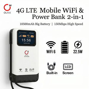 Router WiFi Móvil 4G Portátil M200E para Exteriores y Camping, 10500mAh de Alta Capacidad, Alta Velocidad, Pantalla LCD, Versión EU, USB Tipo-C - Product Image 1