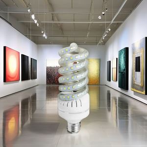 Ampoules LED spirales à économie d'énergie pour éclairage intérieur, culot E27, blanc chaud et blanc froid, ampoule LED spirale 110V AC, ampoule maïs spirale complète - Product Image 4