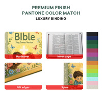 Bible pour enfants en espagnol de haute qualité avec couverture en PU personnalisée et design mignon pour enfants