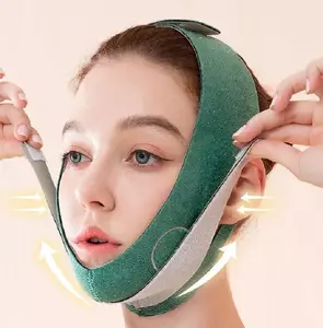 Double Chin Reducer Chin Belt V Up Contour Tightening Firming Face Lift Tape Slimming Band Bandage