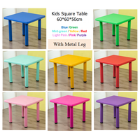 Bureau d'enfant stable pour l'extérieur, centre de soins, étude, table et chaises pour enfants, pour la crèche, la maternelle, la maison, le jardin