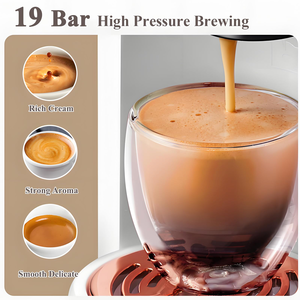 Machine à café expresso électrique multifonction mini compatible avec les capsules NP/DG et le café moulu pour usage hôtelier - Product Image 6