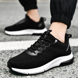 Chaussures de marche pour hommes, nouvelle collection automne, rehaussantes, respirantes, à fermeture chaussette, chaussures de sport tricotées anti-odeur, vente en gros - Product Image 3