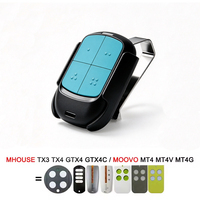 Ouvre-porte de Garage électrique, télécommande 433.92MHz, pour MOOVO MT4 MT4V MT4G MHOUSE TX3 TX4 GTX4 GTX4C