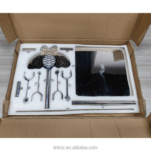 Support de bouteille éclairé pour <span class=keywords><strong>Tequila</strong></span> <span class=keywords><strong>Patron</strong></span> 375 ml, en acier inoxydable doré, design détachable, style américain, tour de bar pour servir les boissons - Product Image 3