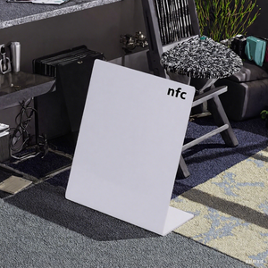 Tahan lama putih PVC ukuran standar kartu NFC 13.56MHz untuk Google ulasan berdiri keanggotaan dan Hotel kunci aplikasi - Product Image 3