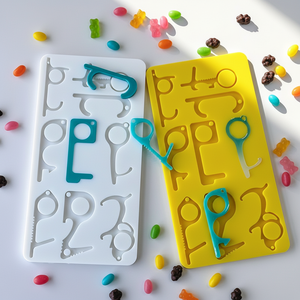 Moldes de Silicona para Resina y Yeso, Moldes Creativos con Forma de Llave para Manualidades - Product Image 2