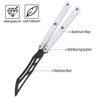 Couteau EDC Premium TGZUO, couteau pliant de poche à mouvement fluide, portable, pour l'entraînement des débutants et les activités de plein air