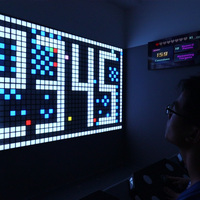 Activateur de jeu interactif pour mur LED RGB à pixels, pour jeux de team building en centre de divertissement familial en intérieur