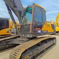 Excavatrice Volvo EC300 d'occasion populaire, 30 tonnes, godet de 1,7 m³, sans fuite d'huile, bien entretenue, prête pour l'expédition à l'étranger