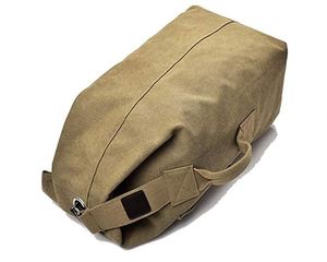 Canvas Duffel Bag <b>Top</b> <b>Load</b> Double Strap Canvas Backpack Tactical Travel Big Size Large Capacity Travel Climbing Bag - Product Image 4