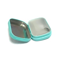 Boîte d'emballage métallique, design personnalisé, petite boîte de rangement pour bonbons et sucre, boîte en étain imprimée sur mesure