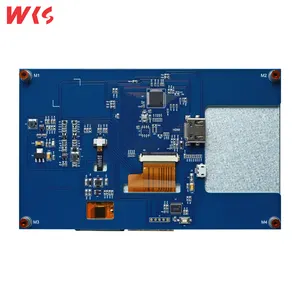 Panel sentuh LCD 7 inci Monitor layar sentuh kapasitif layar sentuh dengan modul LCD 1024*600