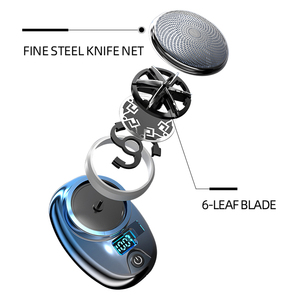 Afeitadora de Bolsillo Portátil Inalámbrica Recargable por USB, Mini Recortadora de Barba para Hombres HY-11 - Product Image 5