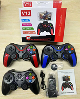 Control Inalámbrico V13, Gamepad con Giroscopio de Seis Ejes para Teléfonos Móviles iOS y Android, para PS4, PS3, Switch, Accesorios para Juegos